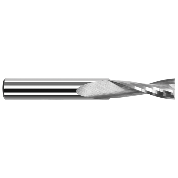 Harvey Tool End Mill for Plastics - 2 Flute - Square, 0.1090" (7/64) 48707